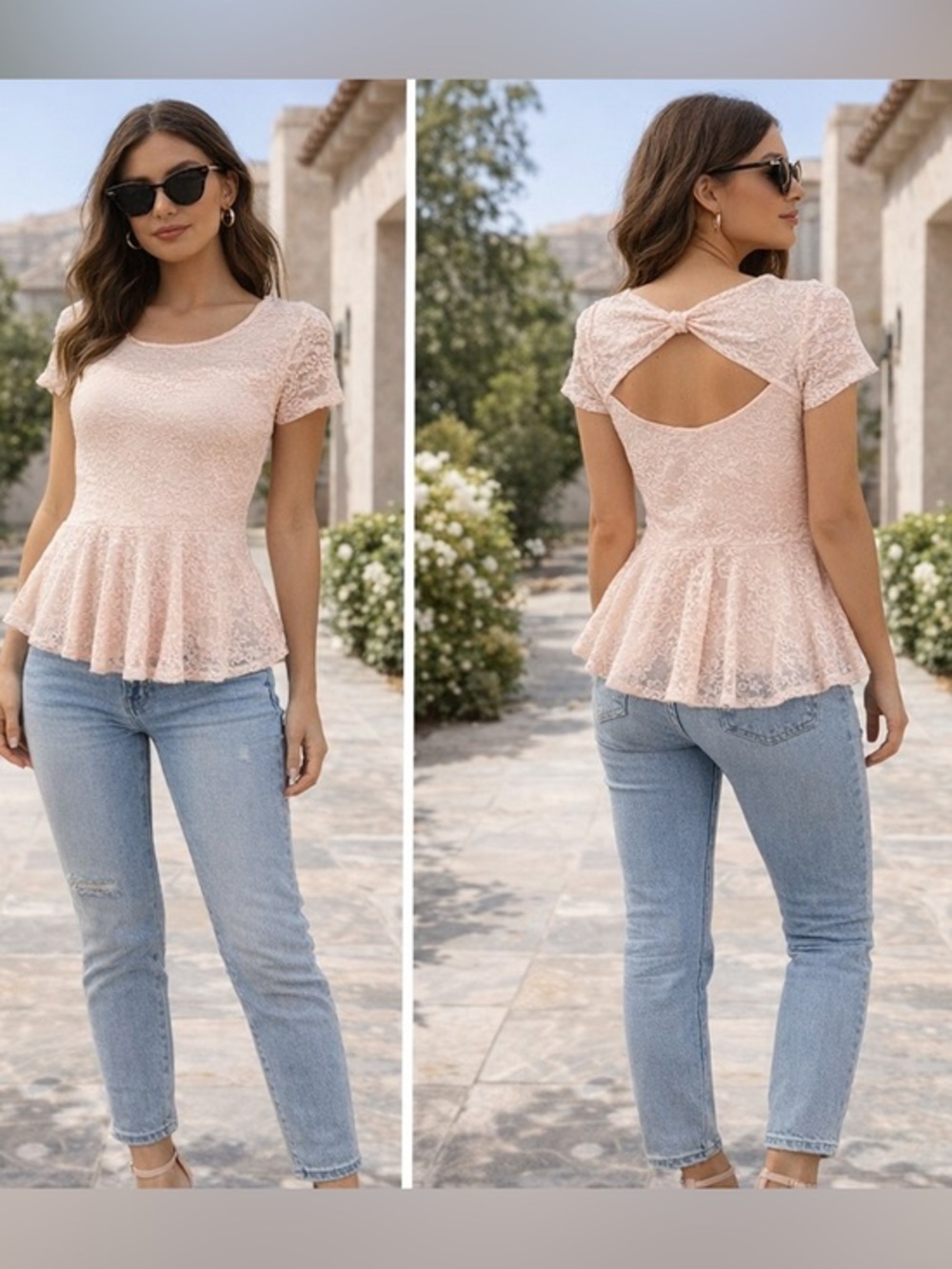 Forever 21 Plus Peplum Top